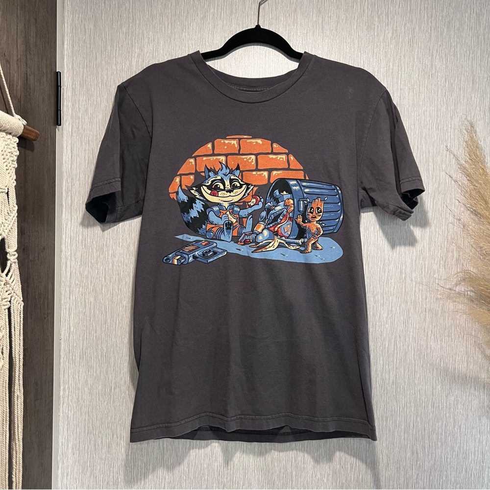 Custom Rocket & Groot Guardians of the Galaxy Tshirt